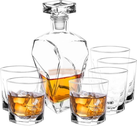 Zestaw do whisky Marco z karafką 0,75 l i 6 szklankami 280 ml
