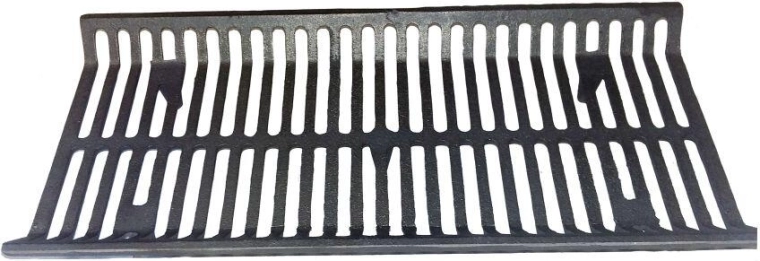 Żeliwny ruszt koszowy do kominków i grilli 222 × 483 mm