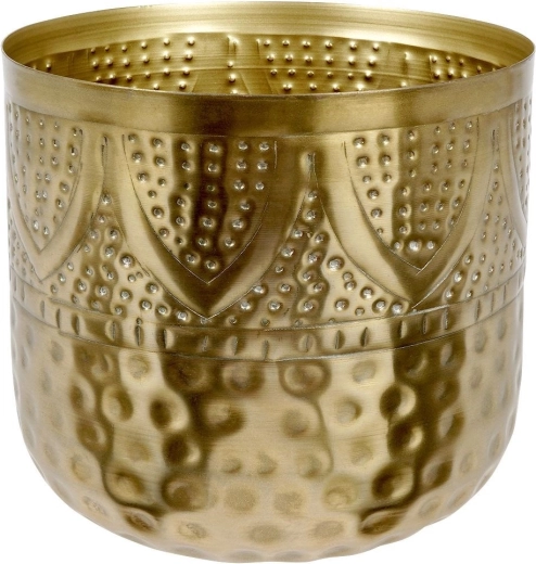 Wytrzymały metal z mosiężnym wykończeniem