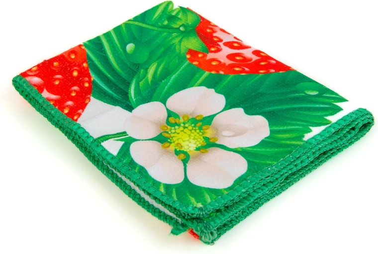 Ściereczka z mikrofibry 40 × 60 cm - truskawkowa