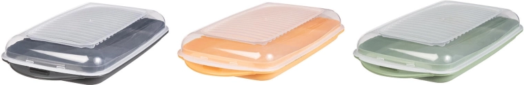 Prostokątne plastikowe pudełko z polipropylenu 21 × 11,5 × 3,5 cm