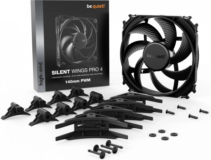 be quiet! Silent Wings Pro 4 140 mm PWM – cichy i wydajny wentylator