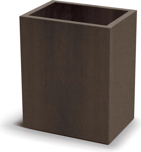 Doniczka Cubla Case High 36 cm rdzawobrązowa