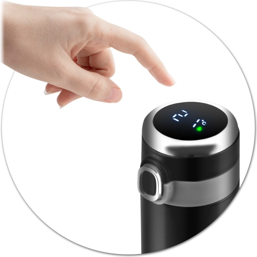 Dotykowy termometr w pokrywce