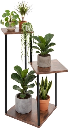 Gardlov stojak na kwiaty loft 78 cm, 3 półki