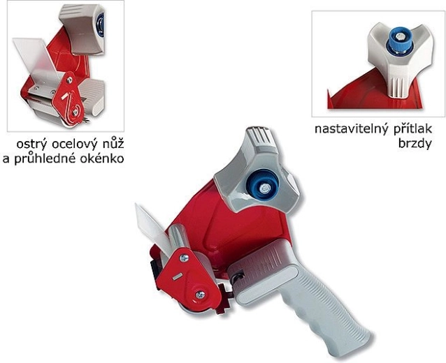 Ręczny dyspenser taśmy pakowej CONCORDE 50 mm