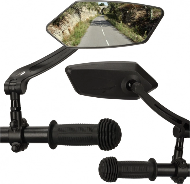 Lusterka rowerowe na kierownicę, regulowane 360°