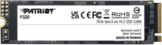 Dysk SSD 512 GB PATRIOT P320 PCIe M.2 NVMe Gen3 x4
