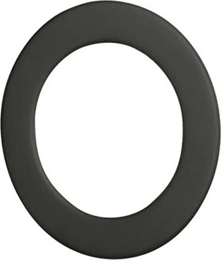 Rozeta dymowa 130 mm czarna, grubość 1,0 mm
