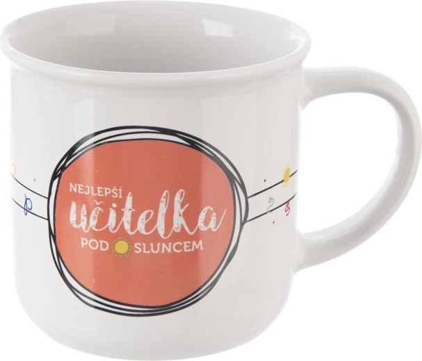 Kubek „Najlepsza nauczycielka” 0,34 l, porcelana