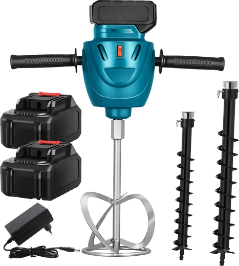 Uniwersalne 2 w 1: mieszadło i wiertło glebowe