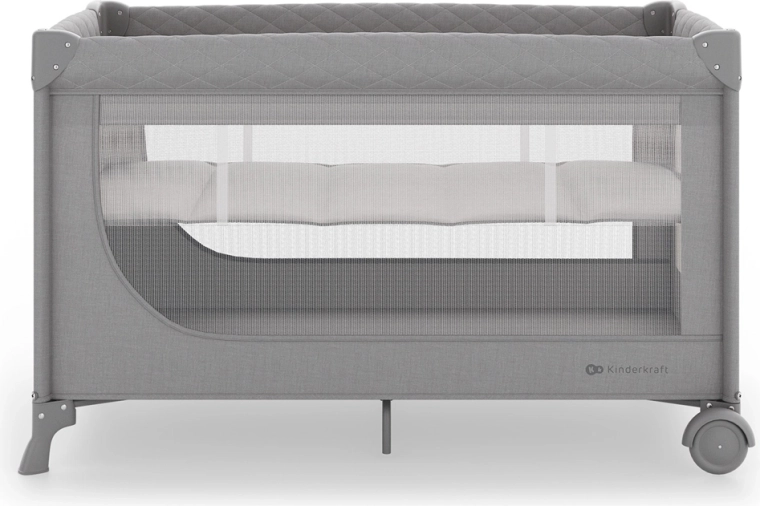 Kinderkraft Leody Up łóżeczko turystyczne 2 w 1 grey