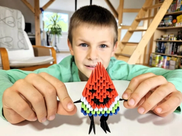 Kolorowa dekoracja 3D