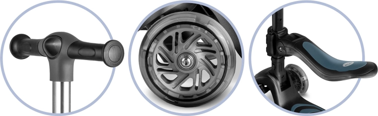 Rośnie z dzieckiem: regulowana kierownica i siedzisko