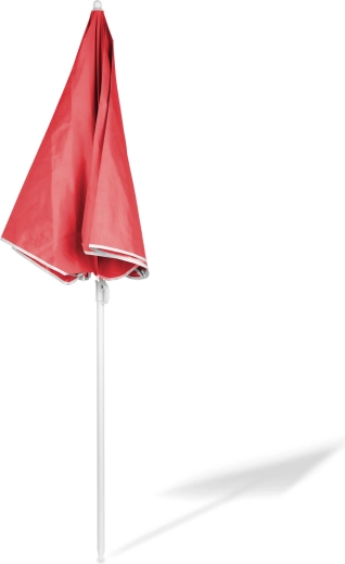 Duży czerwony parasol ogrodowy 155 × 135 cm