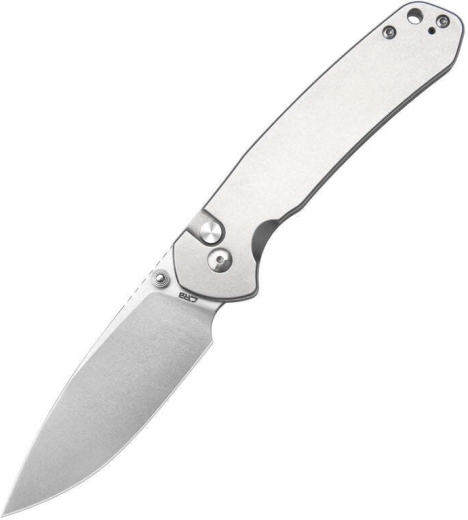 CJRB Large Pyrite stalowy nóż kieszonkowy 9,5 cm z wykończeniem stonewash