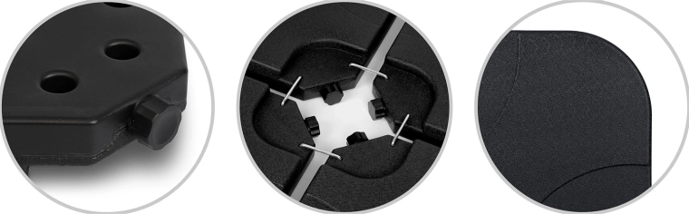 Wytrzymała powierzchnia i pewne zatrzaskiwanie