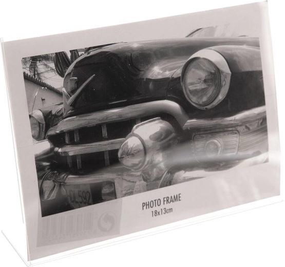 Przezroczysta ramka na zdjęcia 18 × 13 cm
