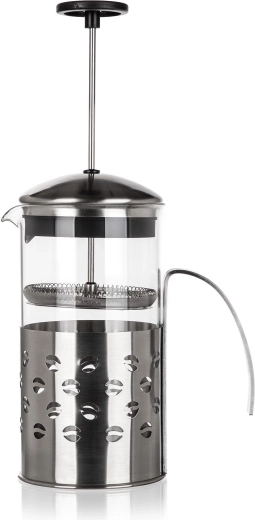 Stalowy tłokowy filtr dla czystej i aromatycznej kawy