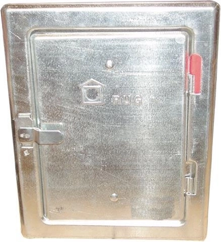 Drzwiczki kominowe ocynkowane 140 × 205 mm
