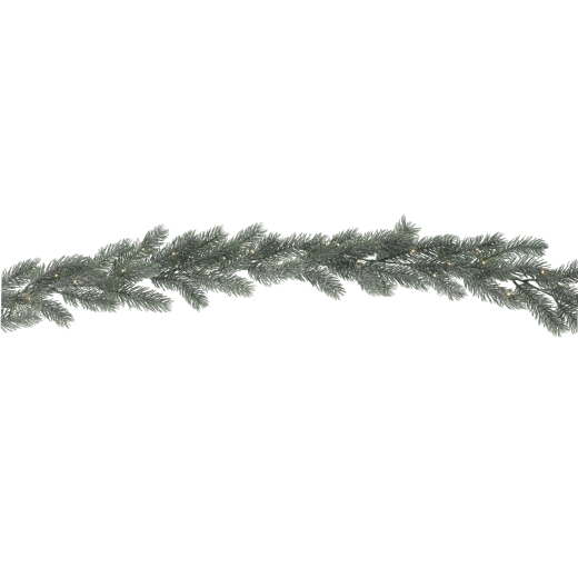 Realistyczna iglasta girlanda z ciepłym światłem