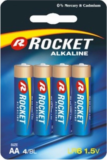 Baterie alkaliczne Rocket AA LR06 1,5 V - 4 szt.