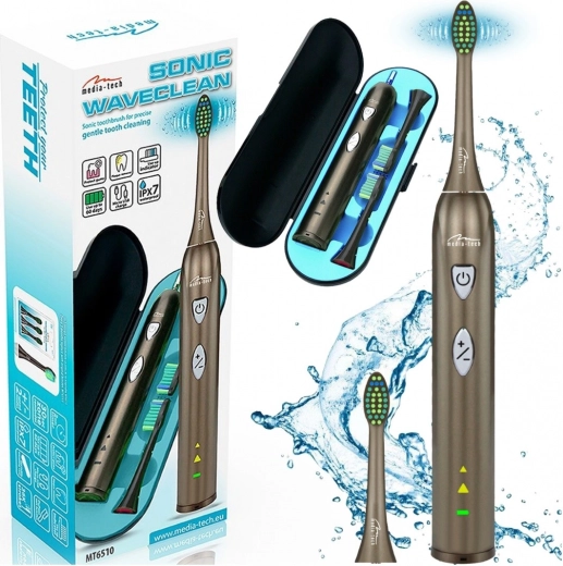 Soniczna elektryczna szczoteczka do zębów Sonic Waveclean MT6510