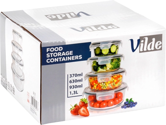 Cztery rozmiary, które składają się jeden w drugi