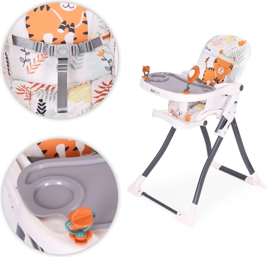 Podwójna tacka z zabawkami dla zabawnego posiłku