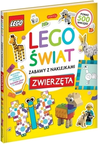 Świat LEGO – zabawa z naklejkami: zwierzęta