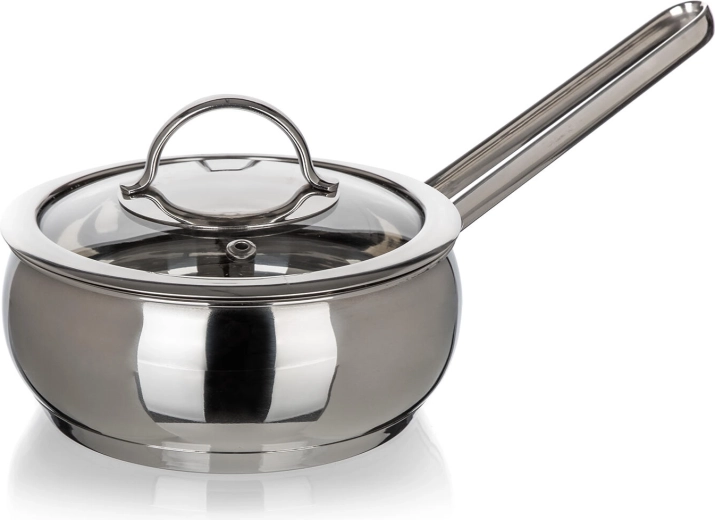 Rondel ze stali nierdzewnej ze szklaną pokrywką 0,95 l, 14 cm PICCOLO Belly