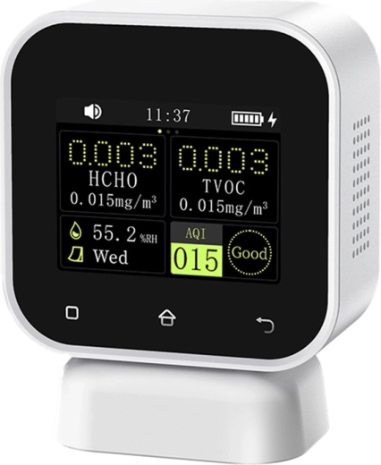 FNIRSI SFD-02 monitor jakości powietrza w pomieszczeniach 4 w 1 z detekcją formaldehydu