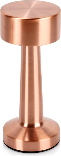 Miedziana stołowa lampa LED 21 cm