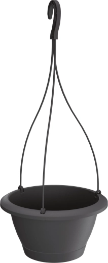 Wisząca donica RESPANA W 27 cm antracyt