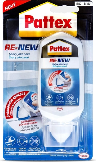 Naprawczy silikon biały 80 ml PATTEX RE-NEW