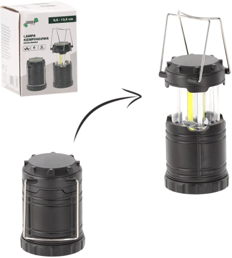 Składana lampa kempingowa 9,5–13,5 cm