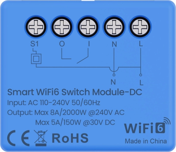 Avatto inteligentny moduł przełączający Wi‑Fi 6 WSM20DC