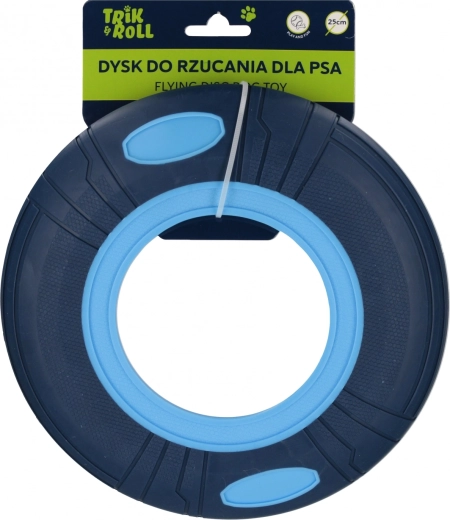 Niebieski latający dysk dla psów