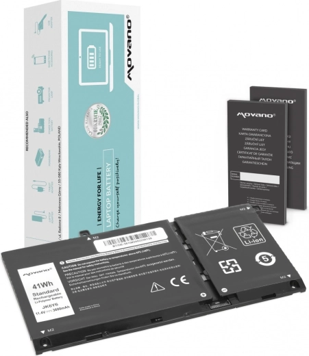 Bateria Movano JK6Y6 do Dell Latitude i Inspiron 3600 mAh (41 Wh)