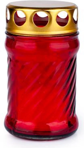 Cmentarna świeca w szkle Provence – czas palenia 8 godzin