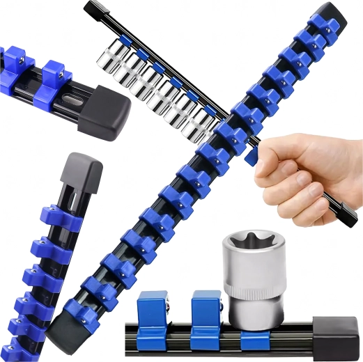 Przejrzyste przechowywanie nasadek 3/8"