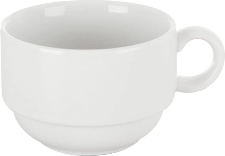 Biały porcelanowy kubek MONA 180 ml