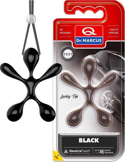 Dr. Marcus Lucky Top Black odświeżacz powietrza do samochodu