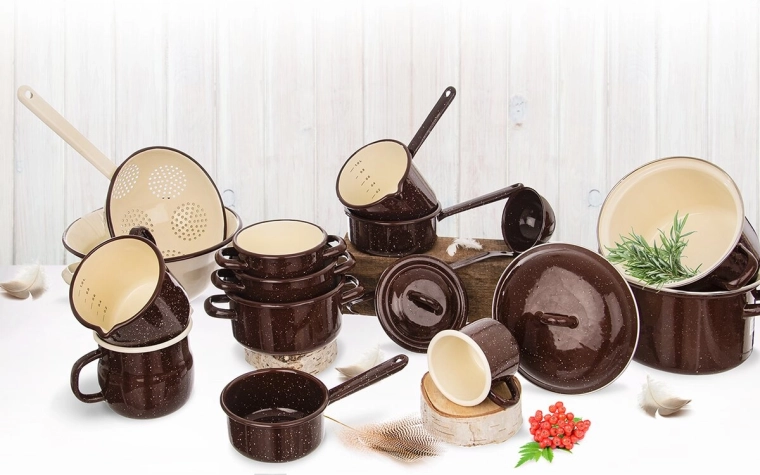 Eleganckie brązowe wykończenie Brown
