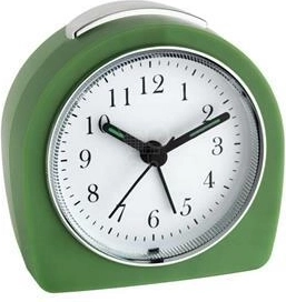 TFA analogowy retro budzik z podświetleniem, zielony