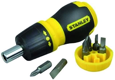 Grzechotkowy wkrętak multibitowy 7‑częściowy STANLEY