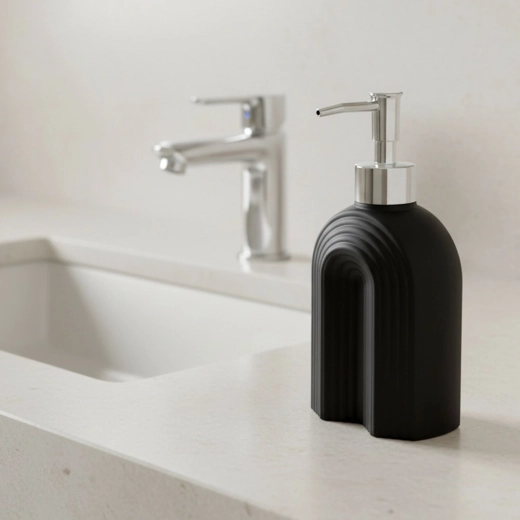 Nowoczesny matowy czarny design