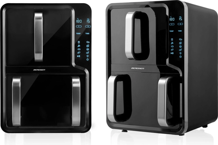 Dwie niezależne komory do przygotowania kilku dań jednocześnie