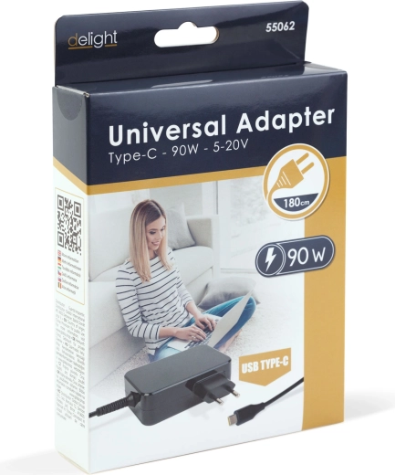 Moc 90 W dla urządzeń USB-C