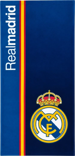 Szybkoschnący ręcznik kąpielowy Real Madryt 70 × 140 cm